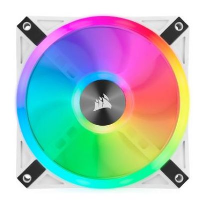 Imagem de Ventoinha 120mm Corsair iCUE QL120 PWM RGB Branca