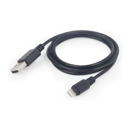 Imagem de Cabo Lightning p/ USB2.0 Gembird Preto - 1Mtr