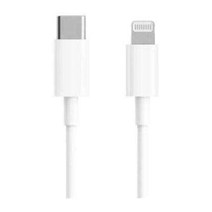 Imagem de Cabo Lightning p/ USB Type-C Xiaomi Branco - 1Mtr