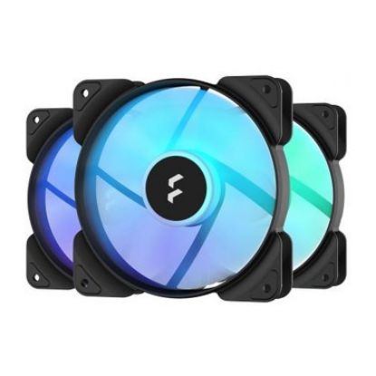 Imagem de Ventoinha 120mm Fractal Design Aspect 12 ARGB PWM Preta/Branca (Pack3)