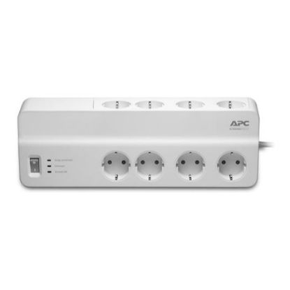 Imagem de Bloco de 8 tomadas APC Essential SurgeArrest Branco