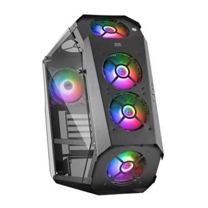 Imagem de Caixa Mars Gaming MC51 ARGB Preta (ATX) (Vidro Temperado)