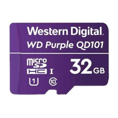 Imagem de MicroSD Western Digital Purple SC QD101 UHS-I 32GB Class10 (U1)