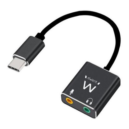 Imagem de Cabo Adaptador Audio Type-C c/ 2x Jack 3.5mm Ewent