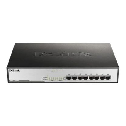 Imagem de Switch de Rede D-Link 8 Portas Gigabit PoE+ - DGS-1008MP