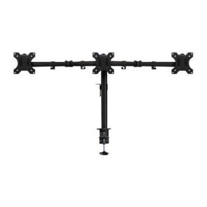 Imagem de Suporte Mesa Articulado p/ 3 Ecrãs 13"/27" Ewent EW1513 Preto