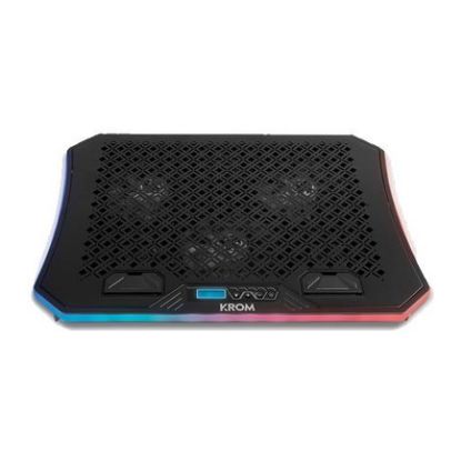 Imagem de Base Refrigeração NOX Krom Kooler 19" Ajustável RGB + 2x USB Preto