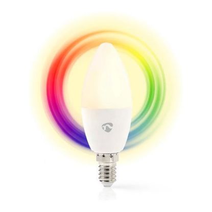 Imagem de Lâmpada Nedis SmartLife Wireless LED RGB E14 470 lm Smart Bulb Regulável