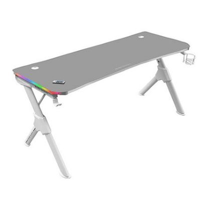 Imagem de Secretária Gaming Mars Gaming MGD 140 RGB Branca