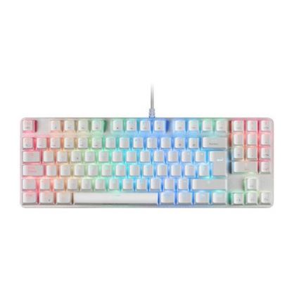 Imagem de Teclado Mars Gaming MKREVO PRO TKL Mecânico RGB Branco - Switch Outemu Blue (PT)