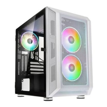 Imagem de Caixa Kolink Citadel Mesh ARGB Branca (Micro-ATX) (Vidro Temperado)