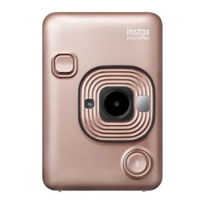Imagem de Câmara Fotográfica Instantânea Instax Mini LiPlay HM1 Rosa Dourado