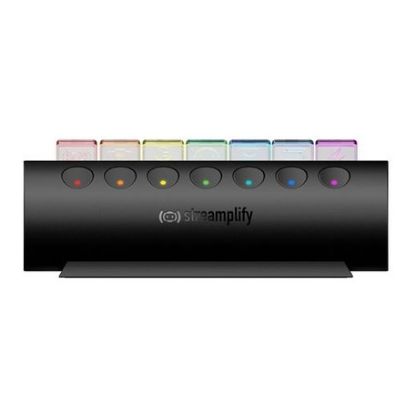 Imagem de Hub USB3.0 7 Portas Streamplify CTRL 7 Slot RGB Preto