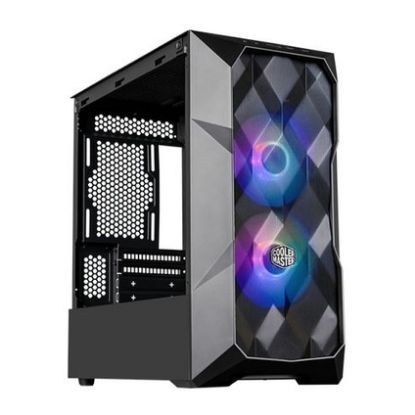 Imagem de Caixa Cooler Master MasterBox TD300 Mesh ARGB Preta (Micro-ATX) (Vidro Temperado)