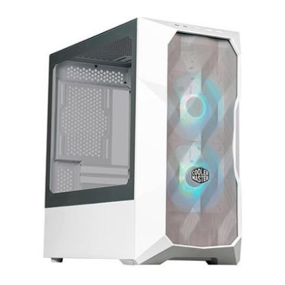Imagem de Caixa Cooler Master MasterBox TD300 Mesh ARGB Branca (Micro-ATX) (Vidro Temperado)