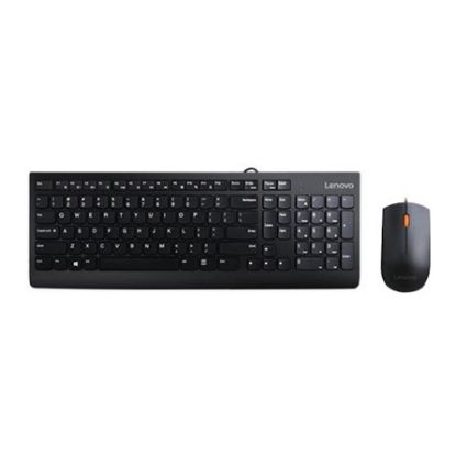 Imagem de Teclado e Rato Lenovo 300 USB Preto (PT)