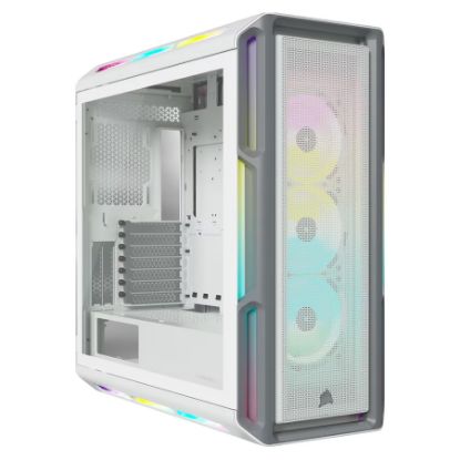 Imagem de Caixa Corsair iCUE 5000T RGB Branca (ATX) (Vidro Temperado)