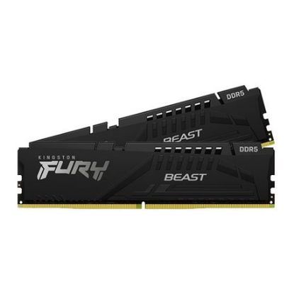 Imagem de Dimm DDR5 Pack 2x 32GB (64GB) Kingston CL40 5200Mhz Fury Beast Preta