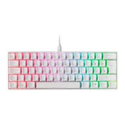 Imagem de Teclado Mars Gaming MK Mini 60% Mecânico RGB Branco - Switch Outemu Pro Red (PT)