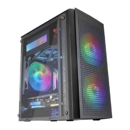 Imagem de Caixa Mars Gaming MC300 RGB Preta (Micro-ATX) (Vidro Temperado)