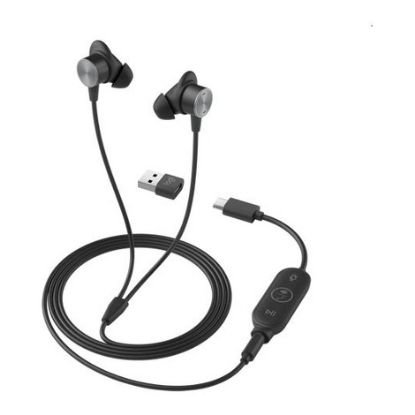 Imagem de Auriculares Logitech Zone Earbuds MSFT Teams Grafite