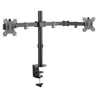 Imagem de Suporte Mesa Articulado p/ 2 Ecrãs 13"/32" NapoFix DM1200H Preto