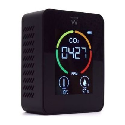 Imagem de Sensor de Temperatura e Humidade CO2 Ewent c/ Ecrã Preto