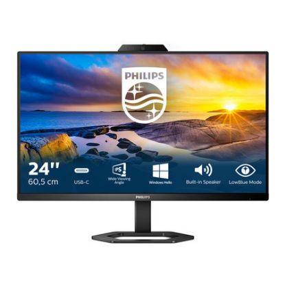Imagem de Monitor Philips 23.8" 24E1N5300HE IPS FHD 16:9 75Hz USB Type-C (1ms) c/ Webcam
