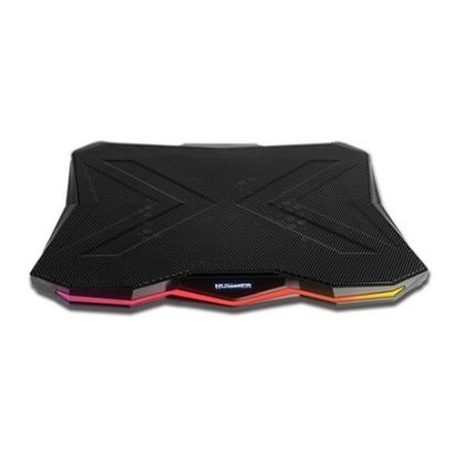 Imagem de Base Refrigeração NOX Hummer Pro Stand 17.3" Ajustável RGB + 2x USB Preto