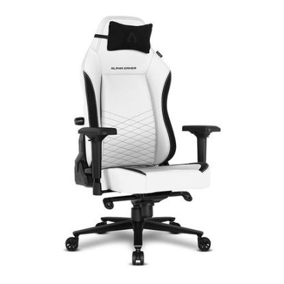Imagem de Cadeira Gaming Alpha Gamer Alegra PU Leather Branca