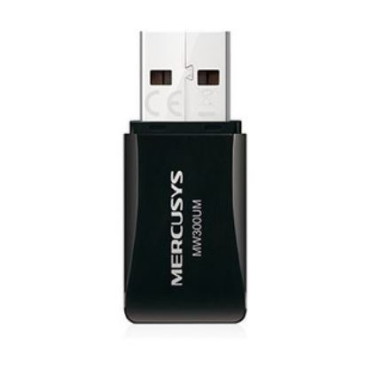 Imagem de Adaptador de Rede USB Wireless Mercusys 300Mbps Mini - MW300UM