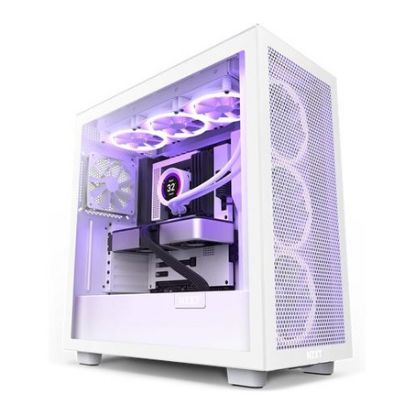 Imagem de Caixa NZXT H7 Flow Branca (ATX) (Vidro Temperado)