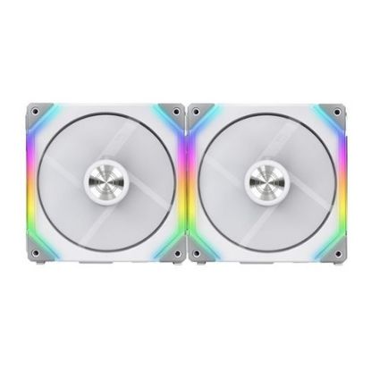Imagem de Ventoinha 140mm Lian Li UNI SL140 RGB PWM Branca (Pack2)