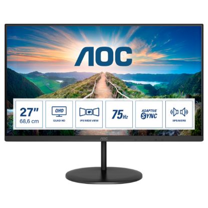 Imagem de Monitor AOC 27" Q27V4EA IPS QHD 16:9 75Hz FreeSync (4ms)