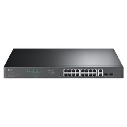 Imagem de Switch de Rede TP-Link 18 Portas Gigabit PoE+ + 2x Gigabit + 2x SFP - TL-SG1218MPE