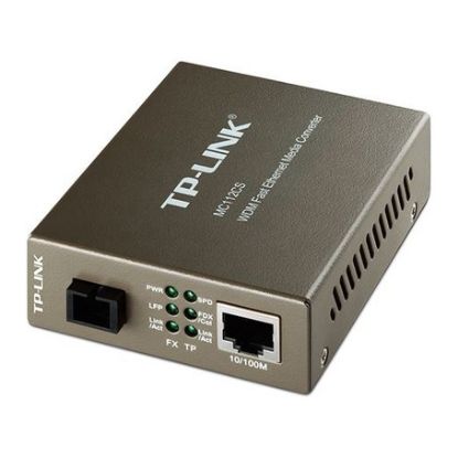 Imagem de Conversor Fibra TP-Link MC112CS Gigabit Single-Mode