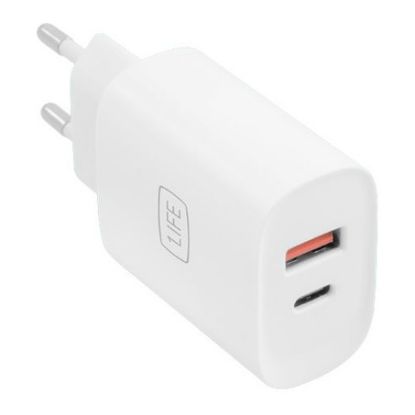Imagem de Carregador de Tomada 1Life 2 Portas USB + Type-C 30W Dual pa:xpress Branco