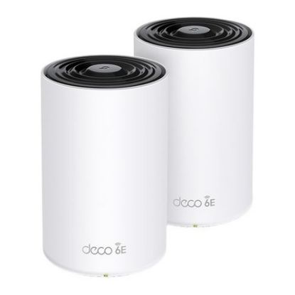 Imagem de Router TP-Link Wireless AXE5400 Deco XE75 Whole Mesh Tri-Band WiFi 6E 2.5Gbps (Pack2)