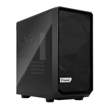 Imagem de Caixa Fractal Design Meshify 2 Mini Dark Preta (Micro-ATX) (Vidro Temperado)