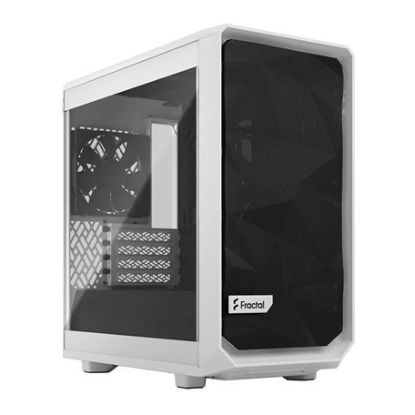 Imagem de Caixa Fractal Design Meshify 2 Mini Clear Branca (Micro-ATX) (Vidro Temperado)