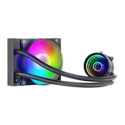 Imagem de Cooler CPU Mars Gaming MLONE120 FRGB Infinity Mirror Liquid Preto