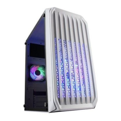 Imagem de Caixa Mars Gaming MCS2W FRGB Branca (Micro-ATX) (Acrílico)