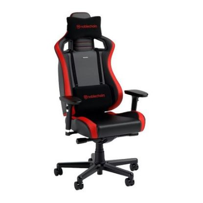 Imagem de Cadeira Gaming noblechairs EPIC Compact Preta/Carbono/Vermelha