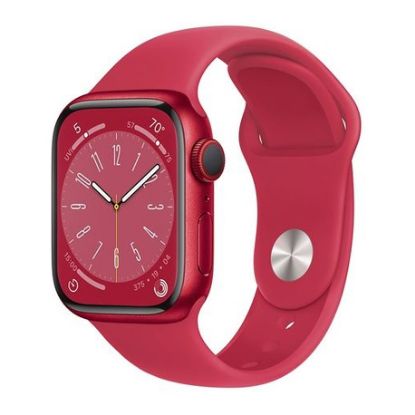 Imagem de Apple Watch Series 8 GPS + Cellular Alumínio (PRODUCT) Red | Bracelete Sport (PRODUCT) Red (41mm)