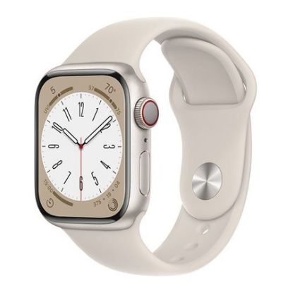 Imagem de Apple Watch Series 8 GPS + Cellular Alumínio Luz das Estrelas | Bracelete Sport Luz das Estrelas ...