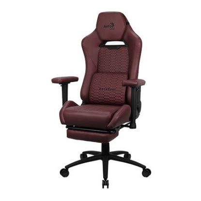 Imagem de Cadeira Ergonómica Gaming Aerocool Royal Leatherette Vermelha