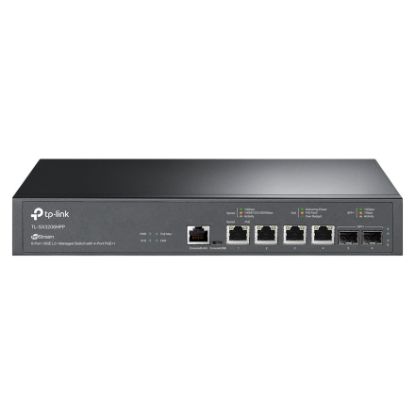 Imagem de Switch de Rede TP-Link TL-SX3206HPPJetStream 6 Portas 4x PoE+/2x SFP+ (10GbE)