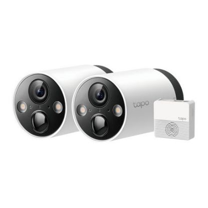 Imagem de Câmara de Vigilância Exterior TP-Link Tapo C420S2 Security 2K WiFi (Pack2) + Hub