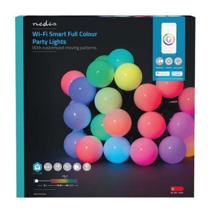 Imagem de Iluminação Decorativa Nedis SmartLife Wi-Fi RGB 48 Leds (30mm) 10.8Mtr