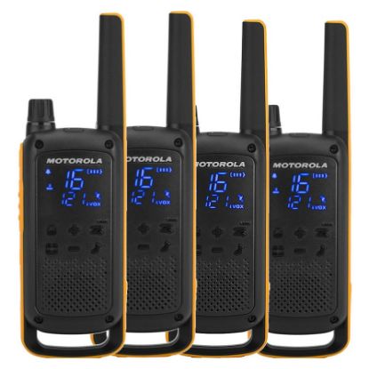 Imagem de Walkie Talkie Motorola T82 Extreme - 16 Canais/10Km Preto (Pack 4)